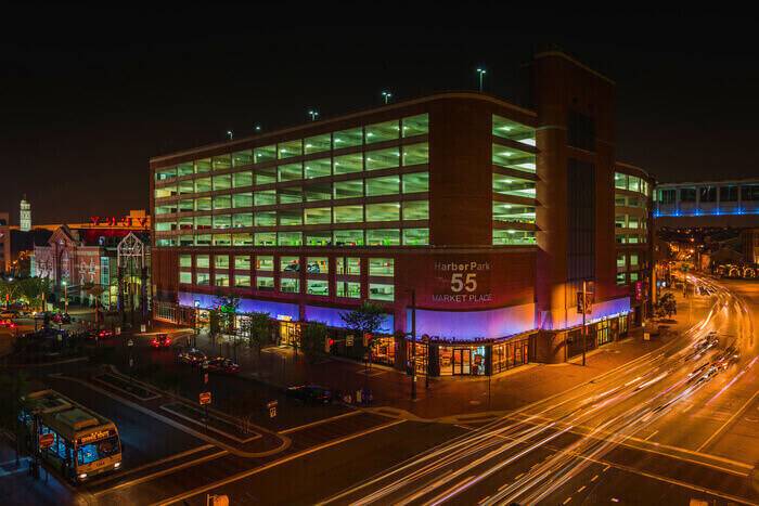 The building where the hotel is located.