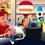 Kids on a trip to a Port Discovery