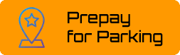 Orange sign with a location pin icon and the words "Prepay for Parking" in black text.