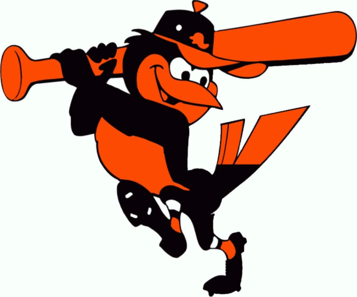 Baltimore Orioles cartoon bird mascot with baseball bat logo for the 2026 season at Oriole Park at Camden Yards with new upgrades food and fan experiences